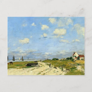 Eugene Boudin - Die Dünen von Etaples Postkarte