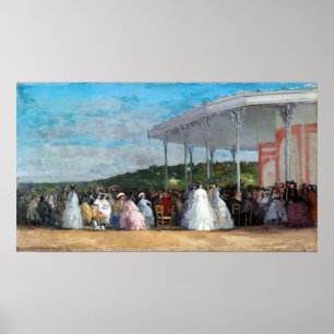 Eugène Boudin Konzert im Casino Deauville Poster