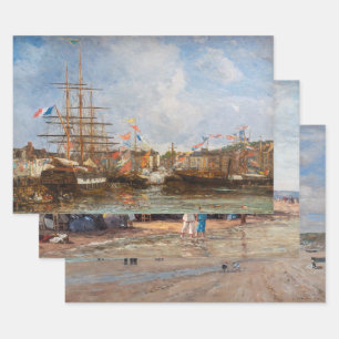 Eugene Boudin - Masterpiece Selection Geschenkpapier Set