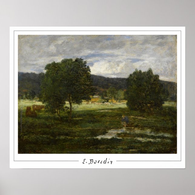 Eugène Boudin Zedign Art Poster #25 (Vorne)