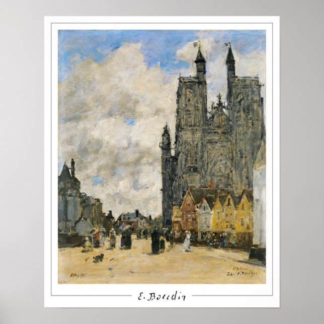Eugène Boudin Zedign Art Poster #2-2 (Vorne)