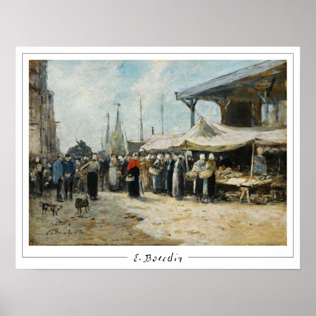 Eugène Boudin Zedign Art Poster #31-2 (Vorne)
