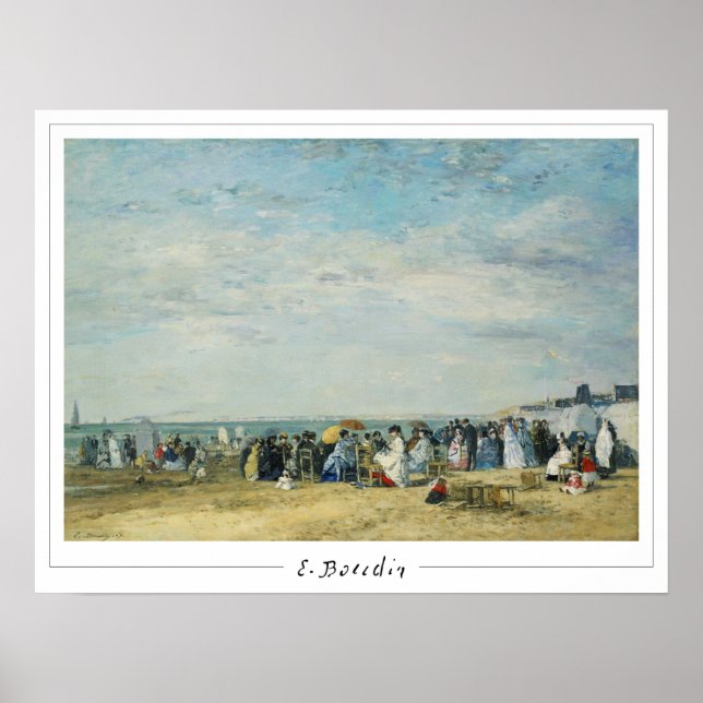 Eugène Boudin Zedign Art Poster #4 (Vorne)