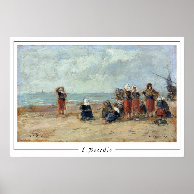 Eugène Boudin Zedign Art Poster #494-2 (Vorne)