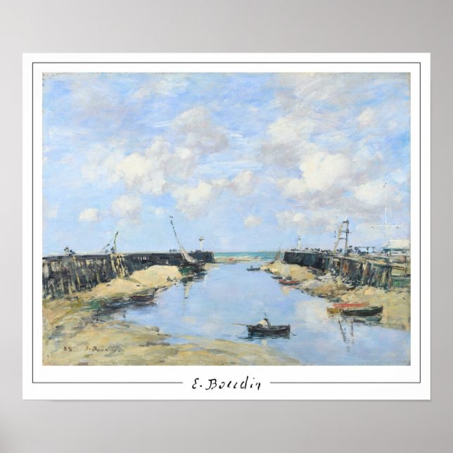 Eugène Boudin Zedign Art Poster #520-2 (Vorne)