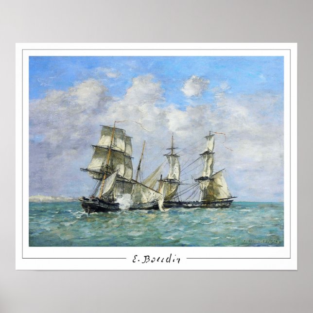 Eugène Boudin Zedign Art Poster #69-2 (Vorne)