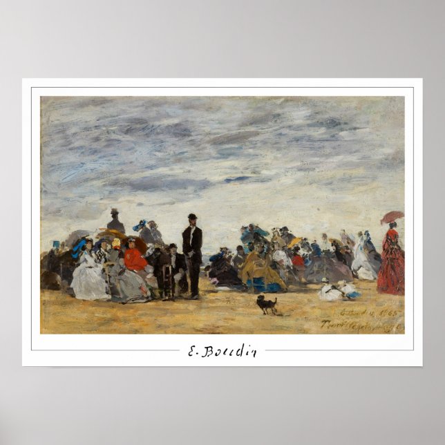 Eugène Boudin Zedign Art Poster #6-2 (Vorne)