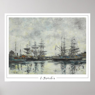 Eugène Boudin Zedign Kunstposter #217-2 Poster