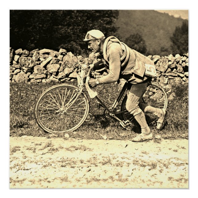 Eugene Christophe Tour de France 1922 Aubisque Poster (Vorderseite)