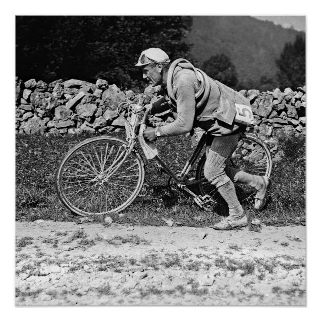 Eugene Christophe Tour de France 1922 Aubisque Poster (Vorderseite)