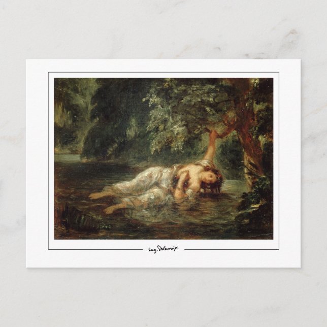 Eugène Delacroix #47 - Fine Art Postcard Postkarte (Vorderseite)