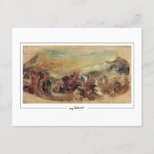 Eugène Delacroix #517 - Fine Art Postcard Postkarte