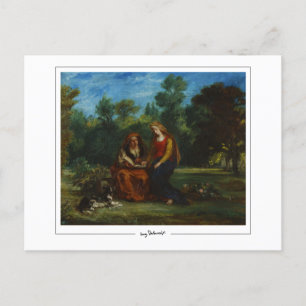 Eugène Delacroix #627 - Fine Art Postcard Postkarte