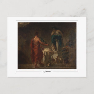 Eugène Delacroix #684 - Fine Art Postcard Postkarte