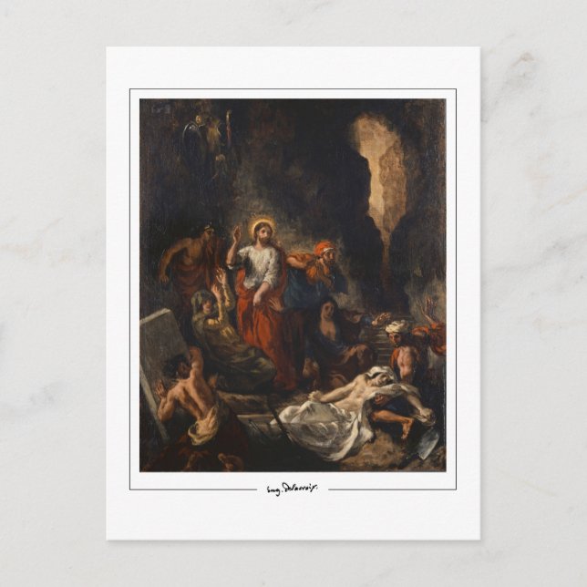 Eugène Delacroix #747 - Fine Art Postcard Postkarte (Vorderseite)