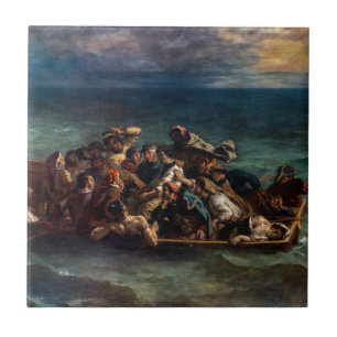 Eugene Delacroix - Das Schiffswrack von Don Juan Fliese