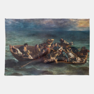 Eugene Delacroix - Das Schiffswrack von Don Juan Geschirrtuch