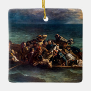 Eugene Delacroix - Das Schiffswrack von Don Juan Keramikornament
