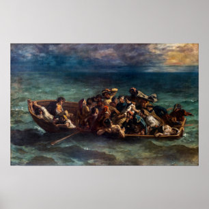Eugene Delacroix - Das Schiffswrack von Don Juan Poster