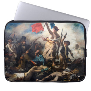 Eugene Delacroix - Die Freiheit führt das Volk Laptopschutzhülle