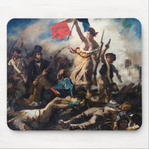 Eugene Delacroix - Die Freiheit führt das Volk Mousepad