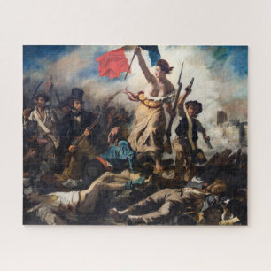 Eugene Delacroix - Die Freiheit führt das Volk Puzzle