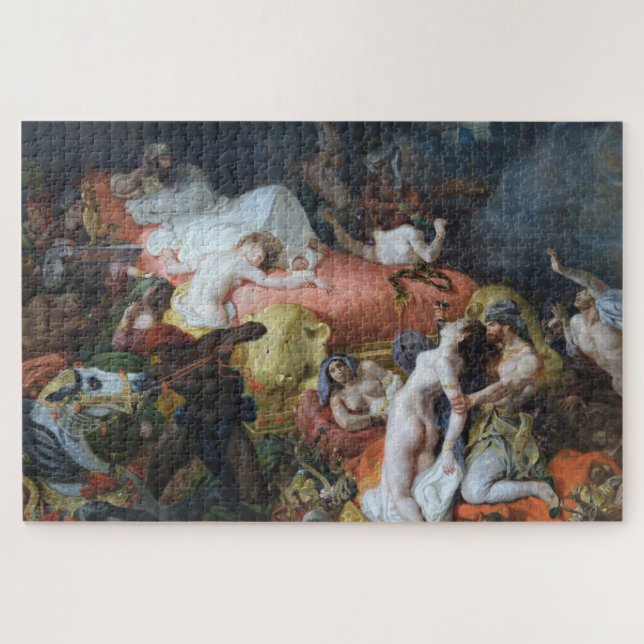 Eugène Delacroix - La Mort de Sardanapale Puzzle (Horizontal)