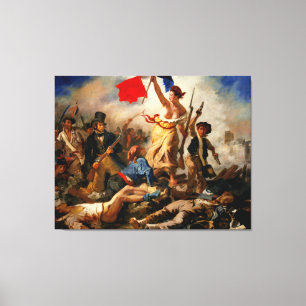 EUGENE DELACROIX Liberty Leading the People 1830 - Leinwanddruck