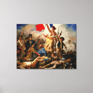 EUGENE DELACROIX Liberty Leading the People 1830 - Leinwanddruck