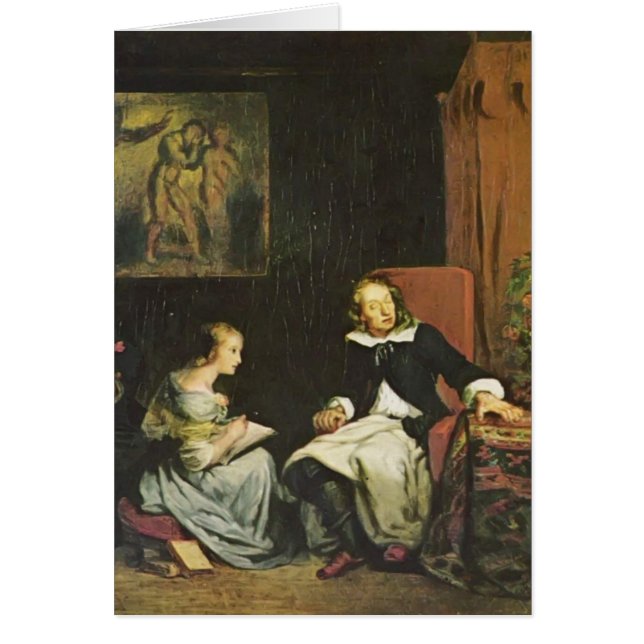 Eugene Delacroix: Milton schrieb zu seinen (Vorne)