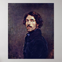 Eugene Delacroix - Selbstporträt