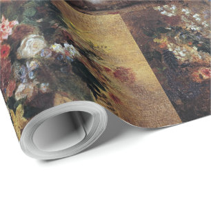 Eugene Delacroix Vintag Bouquet von Blume Geschenkpapier