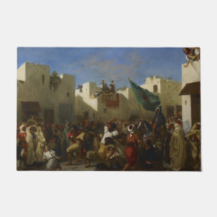 Eugene Delacroix Vintag die Fanatiker von Tanger Fußmatte