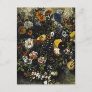 Eugene Delacroix Vintage Blumenstrauß Postkarte