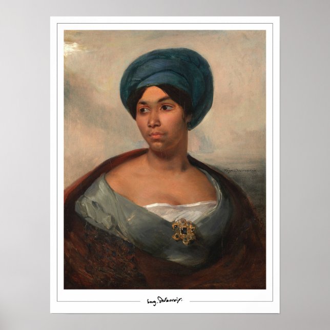 Eugène Delacroix Zedign Art Poster #171 (Vorne)