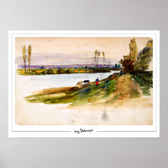 Eugène Delacroix Zedign Art Poster #421 (Vorne)