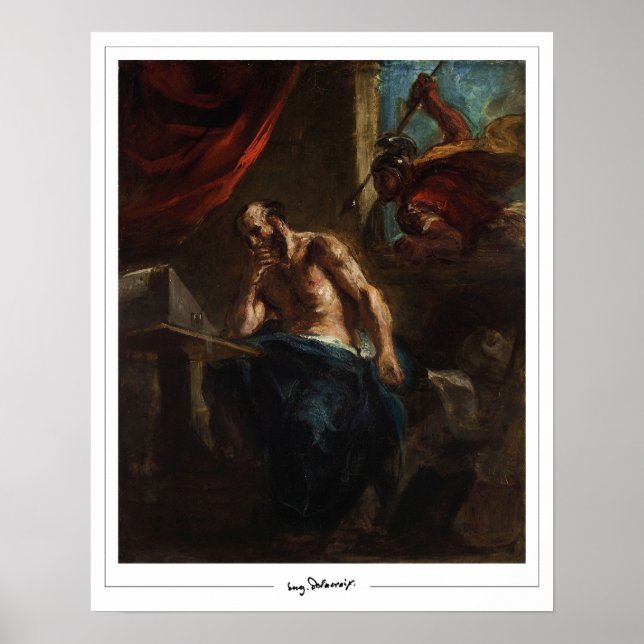 Eugène Delacroix Zedign Art Poster #590 (Vorne)