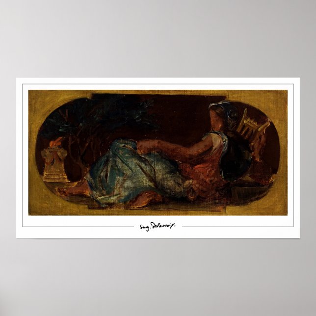 Eugène Delacroix Zedign Art Poster #699 (Vorne)