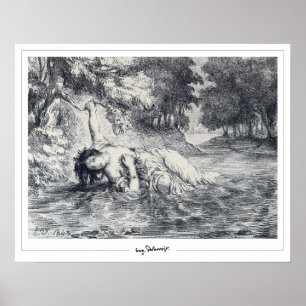 Eugène Delacroix Zedign Kunstposter #245 Poster