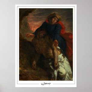 Eugène Delacroix Zedign Kunstposter #249 Poster