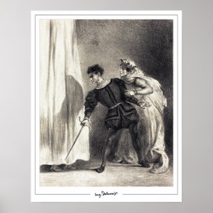 Eugène Delacroix Zedign Kunstposter #342 Poster