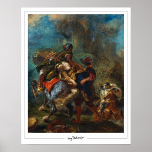Eugène Delacroix Zedign Kunstposter #3 Poster