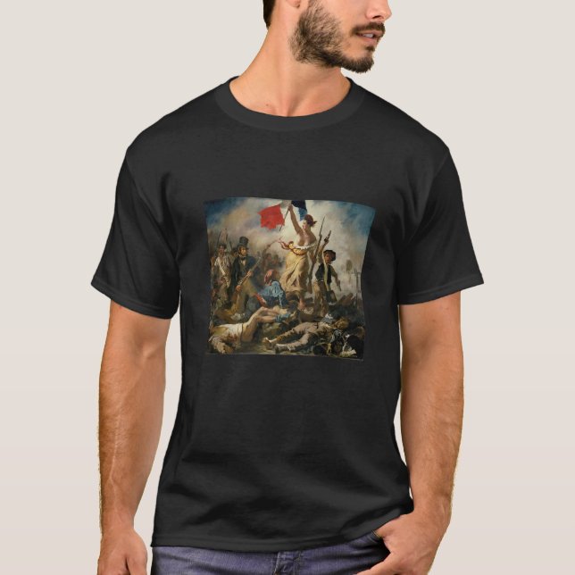 Eugène Delacroix's Liberty Leading the People T-Shirt (Vorderseite)