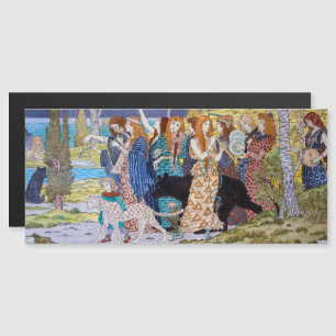 Eugene Grasset - Harmonie Dekoratives Panel Magnetkarte