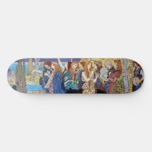 Eugene Grasset - Harmonie Dekoratives Panel Skateboard