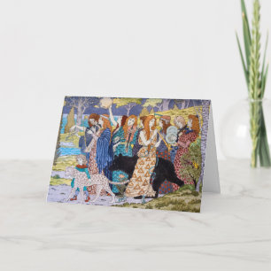 Eugene Grasset - Harmonie Dekorpanel Karte