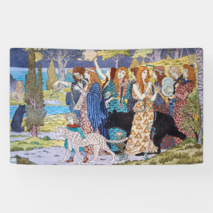 Eugene Grasset - Harmonisches Dekorationspanel Banner
