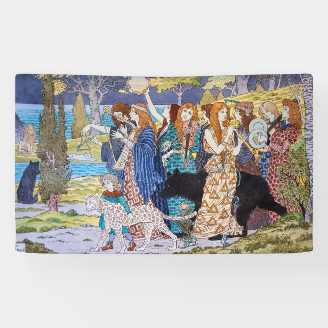 Eugene Grasset - Harmonisches Dekorationspanel Banner (Horizontal)