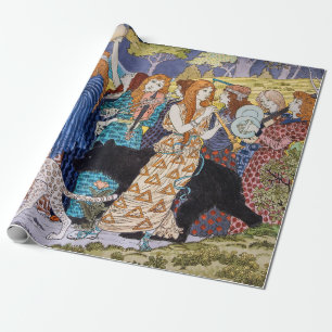 Eugene Grasset - Harmonisches Dekorationspanel Geschenkpapier