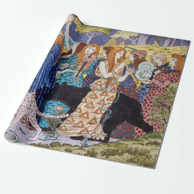 Eugene Grasset - Harmonisches Dekorationspanel Geschenkpapier (Ungerollt)